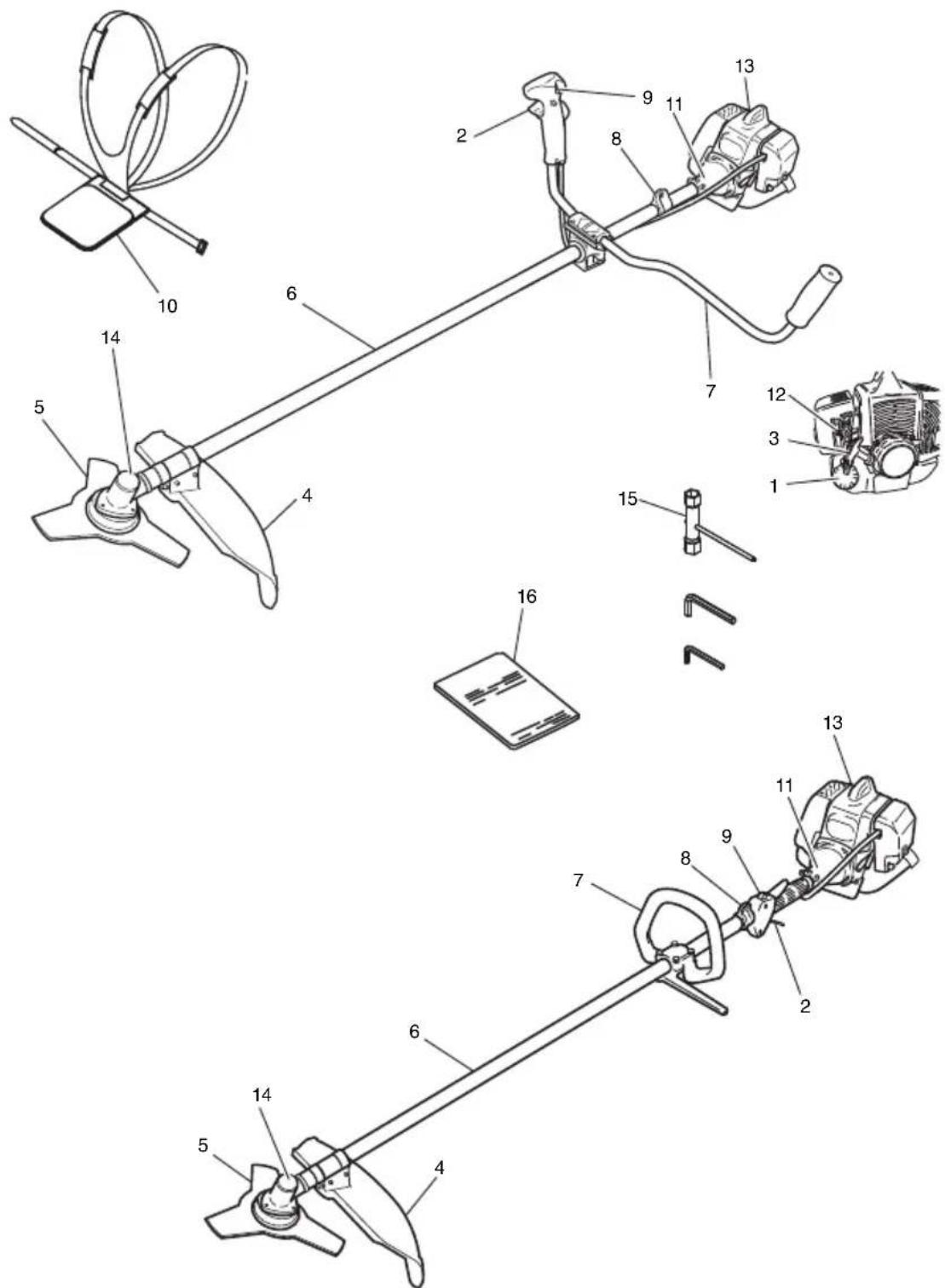 HITACHI CG31EBS(P)(LA) - DESCRIZIONDE DELLE VARIE PARTI - 1