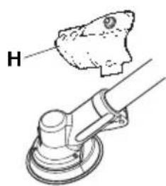 MCCULLOCH B40 B Elite - Fitting the blade guard and saw blade - 2