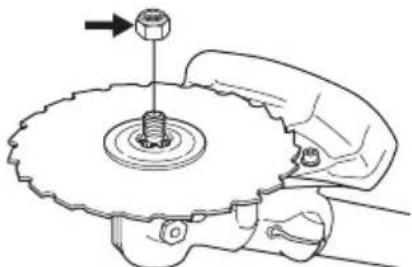 MCCULLOCH B40 B Elite - Locking nut - 2