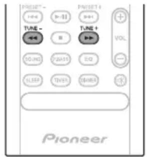 PIONEER XHM16 - Прослшване перадач FM-Диana30ha (Toько Дя ebронickx moDEн)/Прослшванe перадaч FM-Ин AM-Диana30ha (Toько Дя moDEн дя Северно Amepnkn) - 2