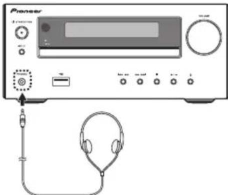 PIONEER XHM16 - Verwenden von Kopfhörern - 1