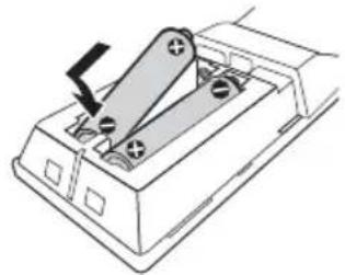 SONY UBPX500B - Inserimento delle pile nel telecomando - 1