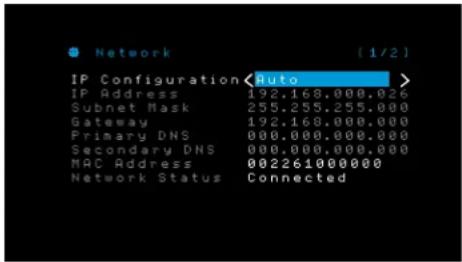HARMAN KARDON HD COM 1515S - Set Up the Network - 1