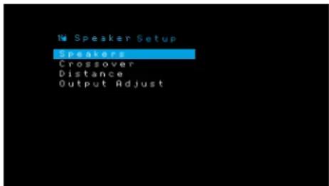 HARMAN KARDON HD COM 1515S - Étape 3 – Menu Manual Speaker Setup (Configuration manuelle des enceintes) - 1