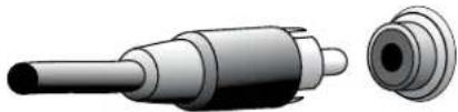 HARMAN KARDON HD COM 1515S - Connessioni del subwoofer - 1