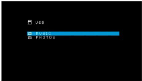 HARMAN KARDON HD COM 1515S - Playing files on a USB device - 1