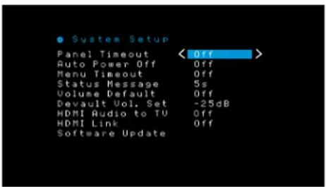 HARMAN KARDON HD COM 1515S - System Settings - 1