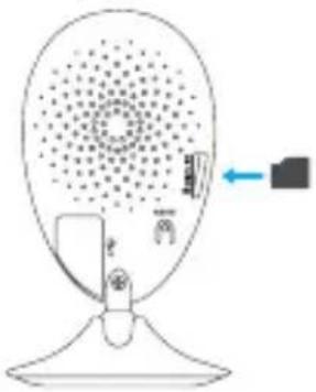 EZVIZ By Hikvision Mini O 720P - Vložení pamětové karty - 1
