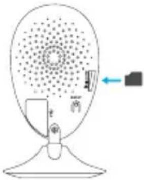 EZVIZ By Hikvision Mini O 720P - Die Speicherkarte einlegen - 1