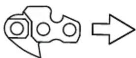 STIGA SP 386 - ASSEMBLY OF THE GUIDE BAR AND TOOTHED CHAIN - 1