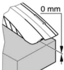 METABO TS 254 - Regolazione dell'altezza di taglio - 2