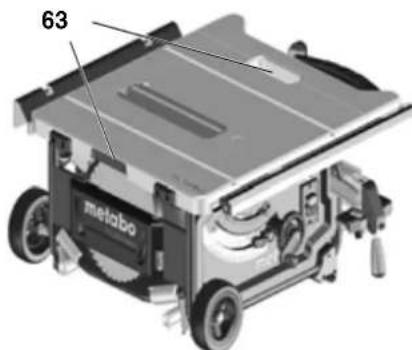 METABO TS 254 - Klemmgefahr - 1