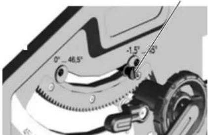 METABO TS 254 - Käntökahva kallistusvastetta varten - 1