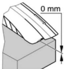 METABO TS 254 - Ajuste de la alta de corte - 2