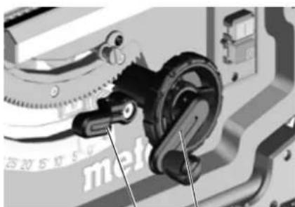 METABO TS 254 - Klemmhebel für Neigungswinkelverstellung - 1