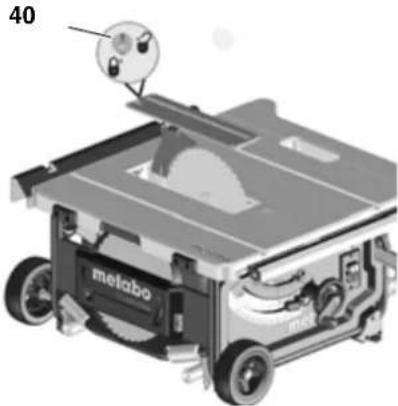 METABO TS 254 - Montage - 2