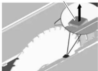 METABO TS 254 - Saw blade change - 4