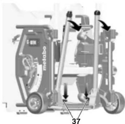 METABO TS 254 - Oppstilling med maskinstativ: - 2