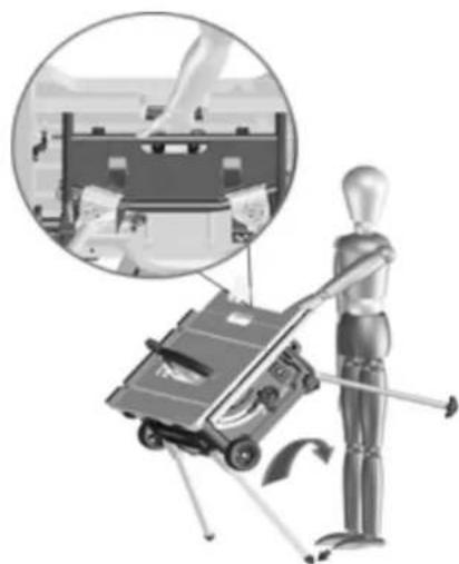 METABO TS 254 - Installazione con montante machine: - 4