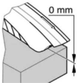METABO TS 254 - Réglage de la hauteur de coupe - 2