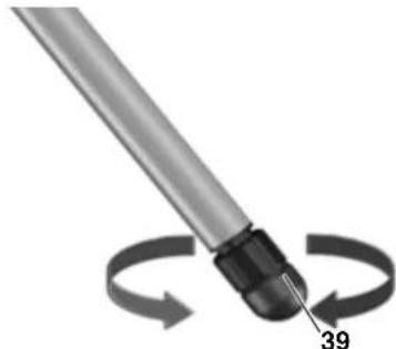 METABO TS 254 - Montaje con soporte dequina: - 5