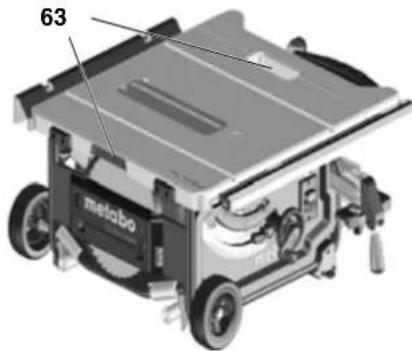 METABO TS 254 - Pouze pristroj's podstavcem: - 2