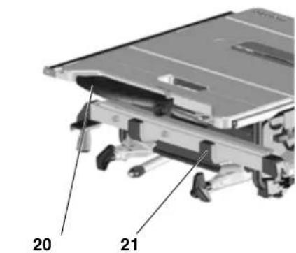 METABO TS 254 - Sagens uppyggnad - 2