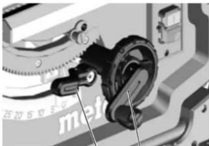 METABO TS 254 - Kallistuskulman säädon kirstysvipu - 1