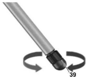 METABO TS 254 - Montagem com coluna do equipoamento: - 5