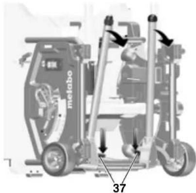 METABO TS 254 - Opstilling med maskinstativ: - 2