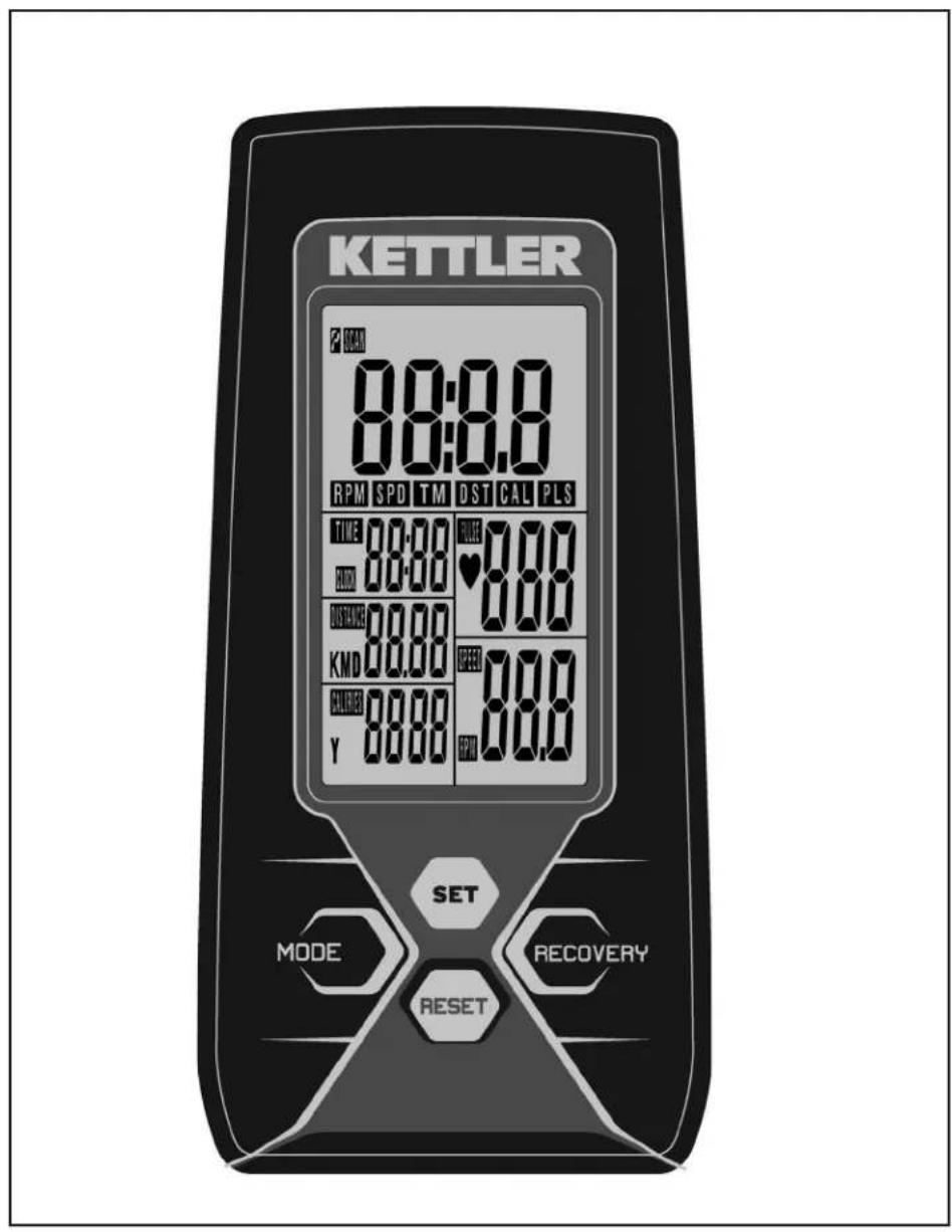 KETTLER Racer 1 - Computer- und Trainingsanleitung ST 7609-68 - 1