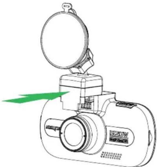 NEXT BASE 512GW - Attacher le support à l'Dash Cam - 1