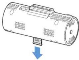 Thinkware F100 - Retrait et insertion de la carte mémoire - 2