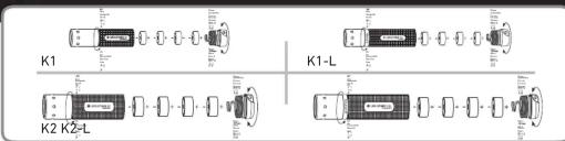 Ledlenser K1L - LEDLENSER K1, K1-L, K2, K2-L - 1