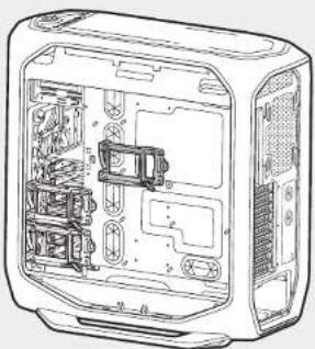 CORSAIR Graphite 780T - Instalación de la unidad SSD de 2,5" - 1
