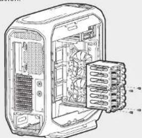 CORSAIR Graphite 780T - como qutar la cala de la unidad? - 1
