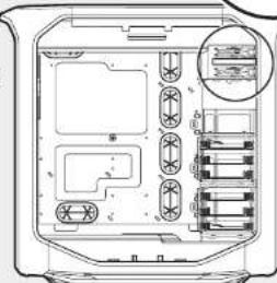 CORSAIR Graphite 780T - Instalación de una unidad/dispositivo (ODD) de 5,25" - 3