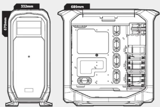 CORSAIR Graphite 780T - Case Specifications - 1