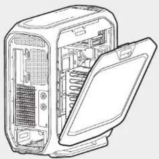 CORSAIR Graphite 780T - Extracción de los paneles laterales - 1