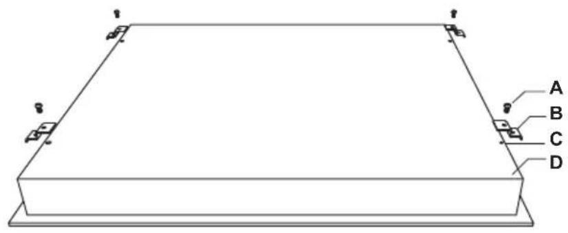 Exquisit EKC625 - Voordatu de bevestigingsklemmen vastmaakt, - 1