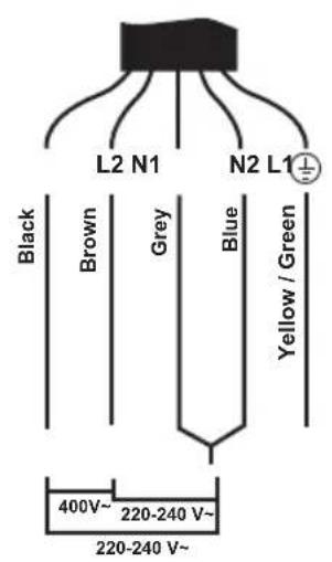 Exquisit EKC625 - Connecting the hob to the mains power supply - 2