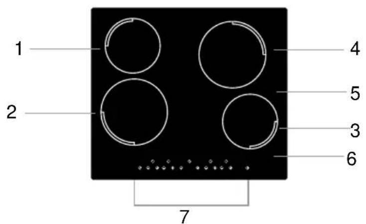 Exquisit EKC625 - Top View - 1