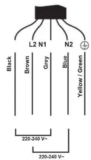 Exquisit EKC625 - Connecting the hob to the mains power supply - 3