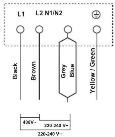 Exquisit EKC625 - Connecting the hob to the mains power supply - 4