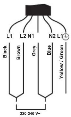 Exquisit EKC625 - Connecting the hob to the mains power supply - 1