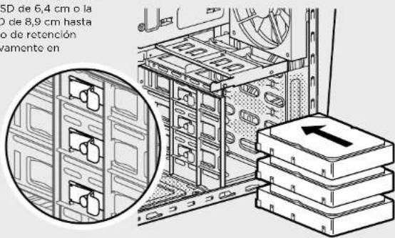 CORSAIR Carbide SPECAlpha - Cómo instalar unidades HDD y SSD - 1