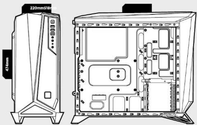 CORSAIR Carbide SPECAlpha - Carbide シリーズ SPEC-ALPHA ミッドタワー・ゲームケースをご購入いただき, ありがとうございます。 - 1