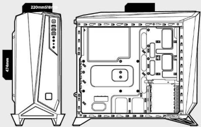 CORSAIR Carbide SPECAlpha - Благодарим за приобретение корпуса игрового компьютера Carbide Series SPEC-ALPHA формата Mid Tower. - 1