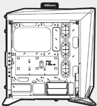 CORSAIR Carbide SPECOMEGA RGB - Compatibilité des radiateurs: - 2
