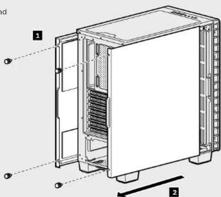 CORSAIR Carbide 400C - Abnehmer der Seitenplatten (400Q) - 1